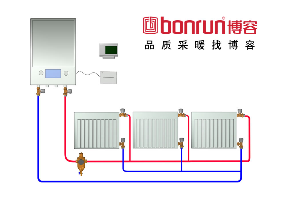 同程并聯暖氣安裝圖